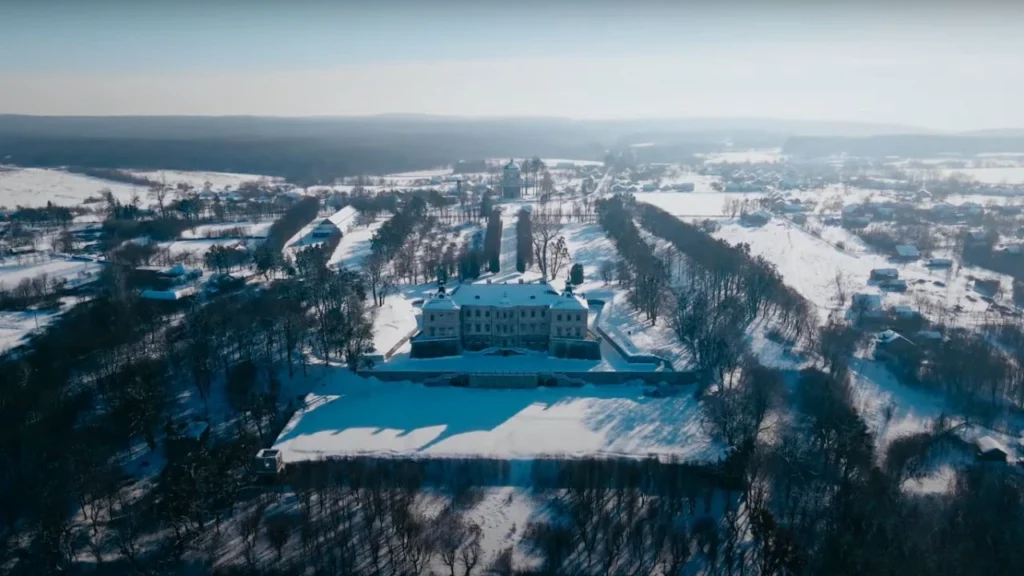 A Christmas Castle Proposal Filming Locations, Pidhirtsi Castle