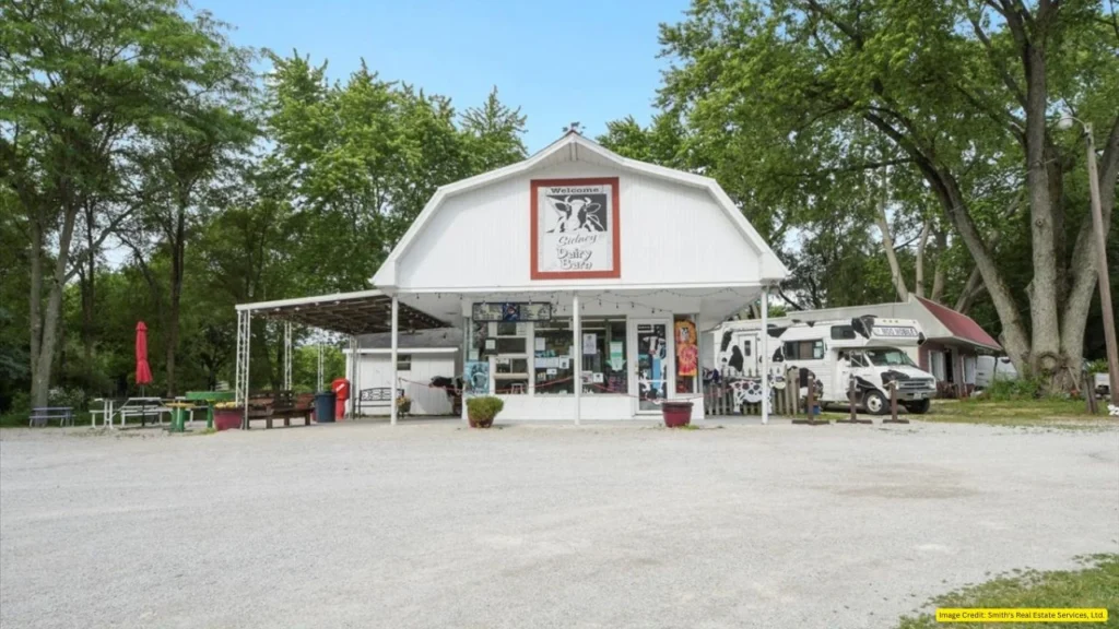 Albany Road Filming Locations, Sidney Dairy Barn, 311 W. Main St., Sidney, Illinois, USA