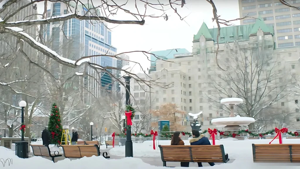 Laughing All the Way Filmed In Confederation Park Ottawa