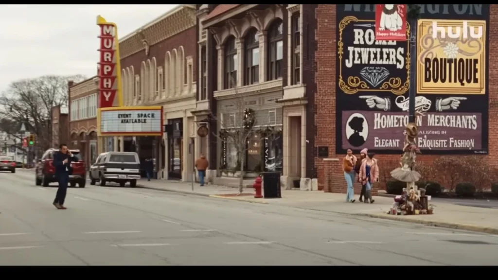 Nutcrackers Filming around The Murphy Theater, Wilmington, Ohio