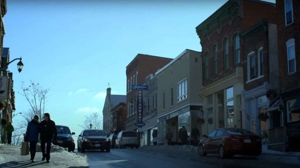 The Rooftop Christmas Tree Filmed at Mill Street Almonte