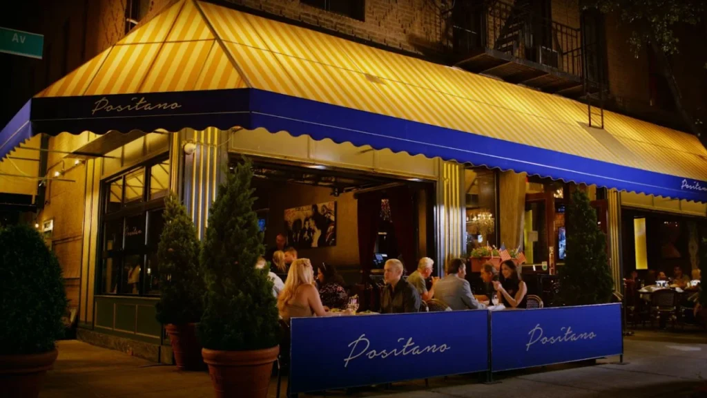 A Brooklyn Love Story Filming around Positano an Italian Restaurant in Brooklyn, NY