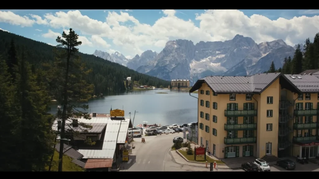 A Sudden Case of Christmas Filming in Lake of Misurina, Italy (2)