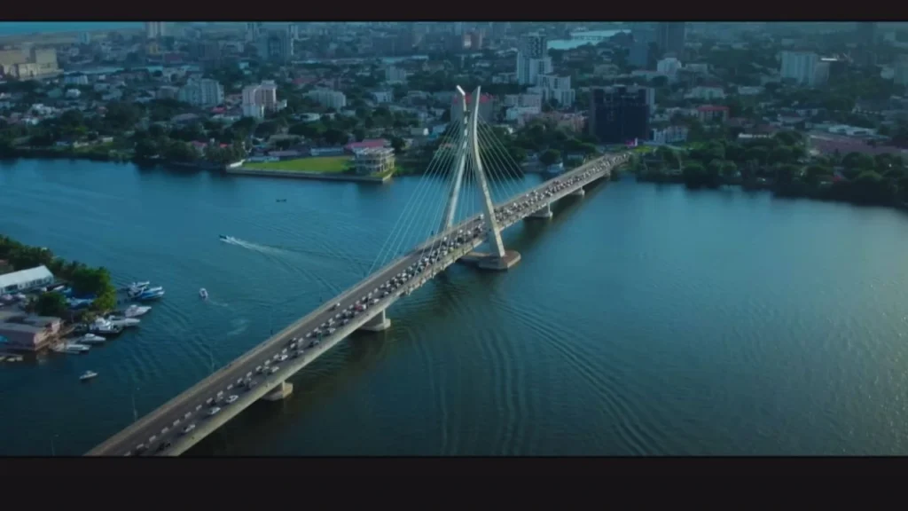 Christmas in Lagos Filming in Lekki-Ikoyi Link Bridge