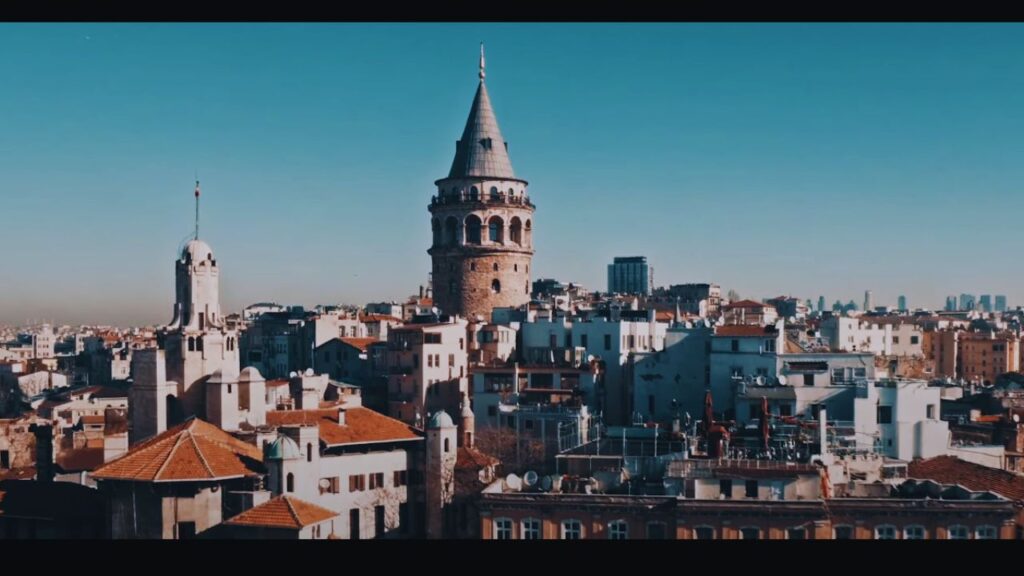 Subservience Filming in Galata Tower, İstanbul, Turkey